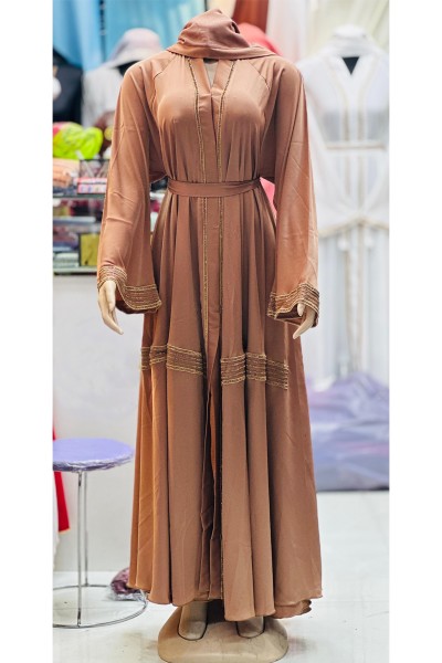 (MOQ 6 PCS) Almas Abaya