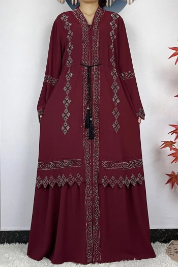 (MOQ 6 PCS) - M'aisa  Abaya