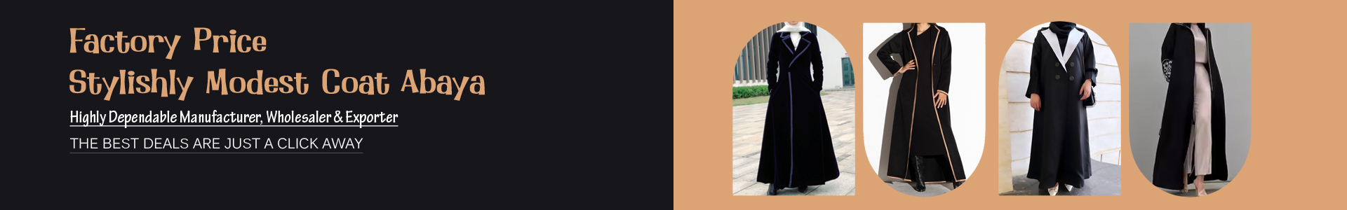 Stylishly Modest Coat Abaya